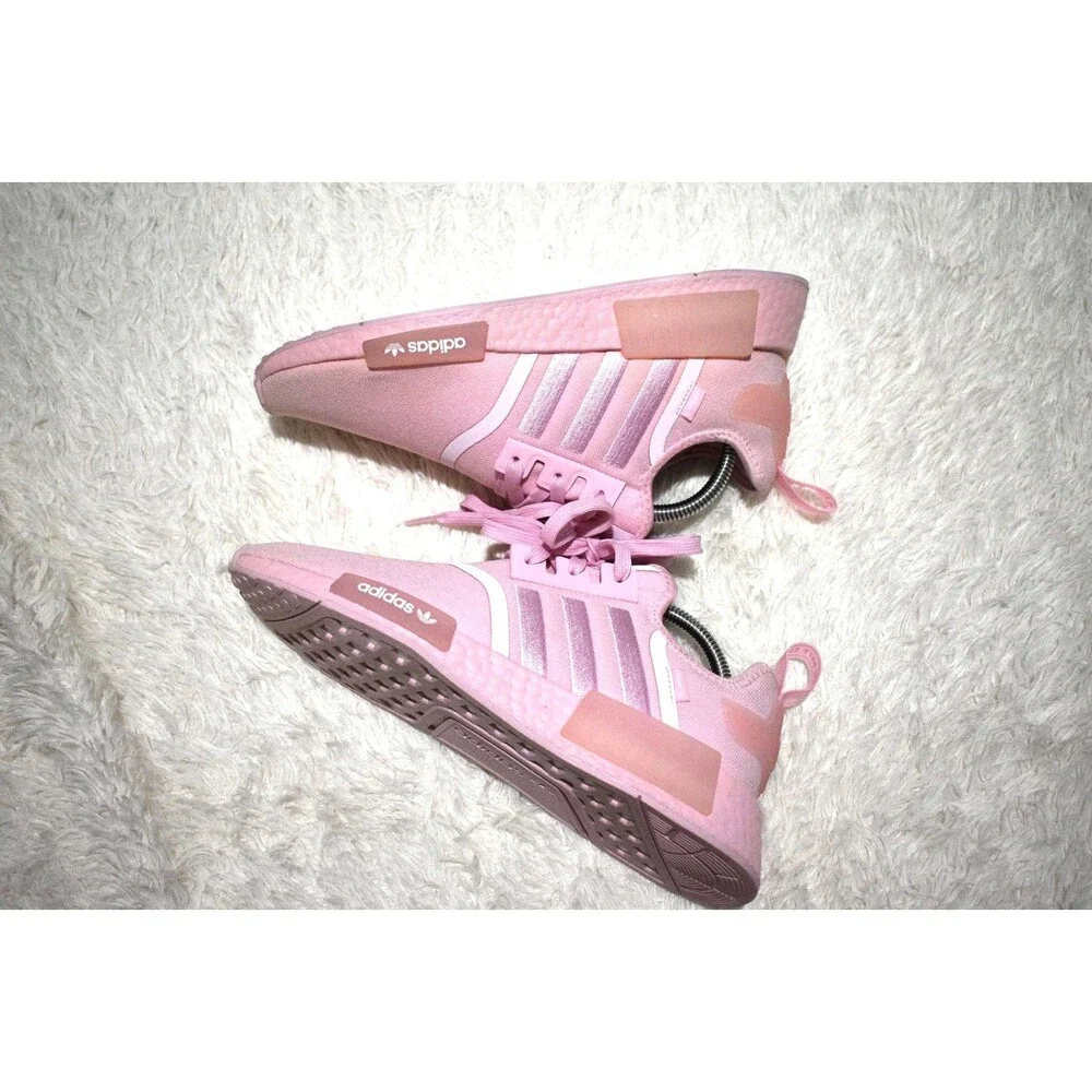 Adidas Originals NMD_R1 Clear Pink Athletic Shoes Sneakers HQ8862 Womens 8.5